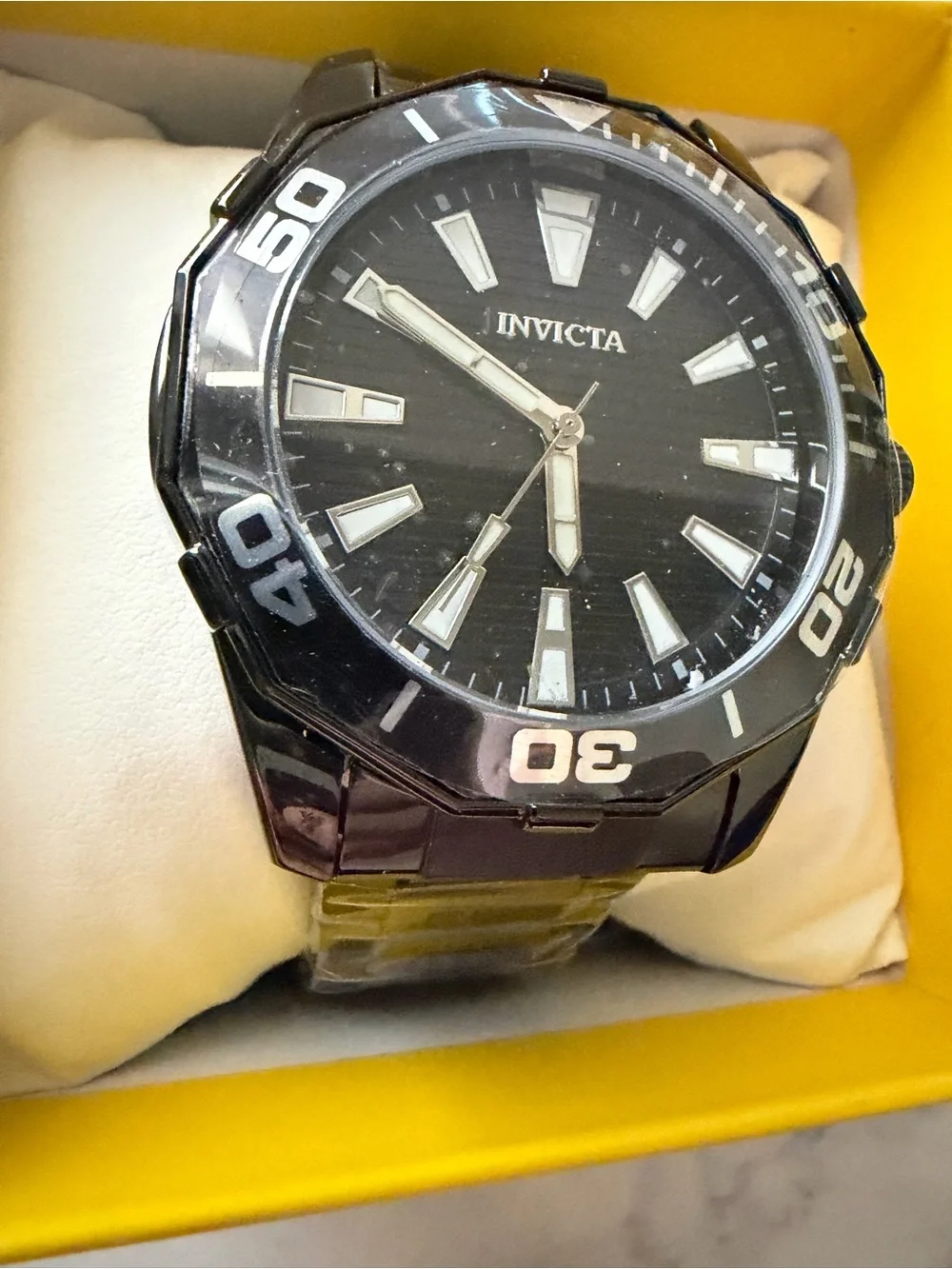 Invicta Men’s Diver Watch Black New